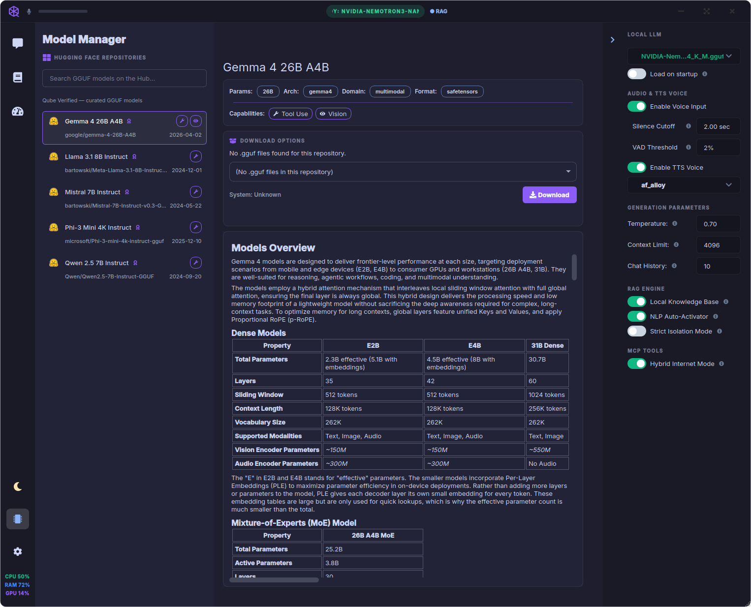 Qube Model Manager